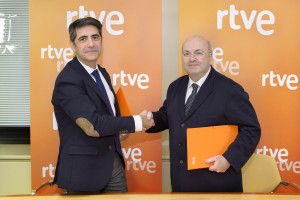 Manuel Ventero y Diego Martinez, responsables de RTVE y del FIMDG llegan a un acuerdo