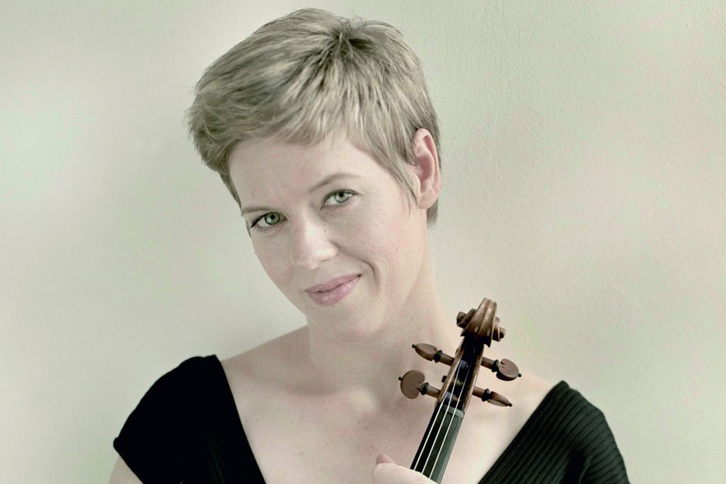 La violinista Isabelle Faust que actuara en el ciclo de Música Antigua de L'Auditori de Barcelona