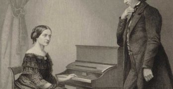 Clara Wieck con Robert Schumann