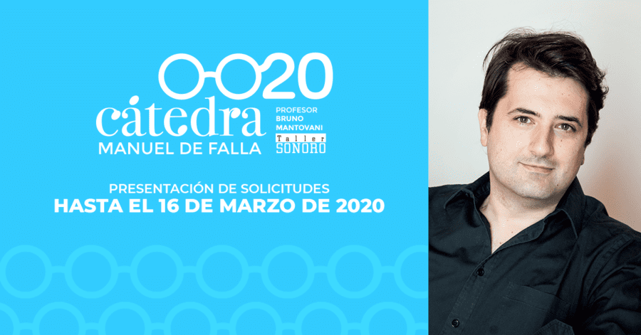 Abierta la convocatoria para nuevos alumnos en la Cátedra Manuel de Falla 2020