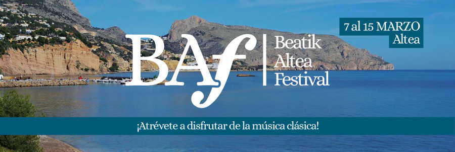 El Beatik Altea Festival celebra su primera edición entre el 7 y 15 de marzo