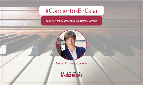 ConciertosEnCasa con el pianista Mario Prisuelos