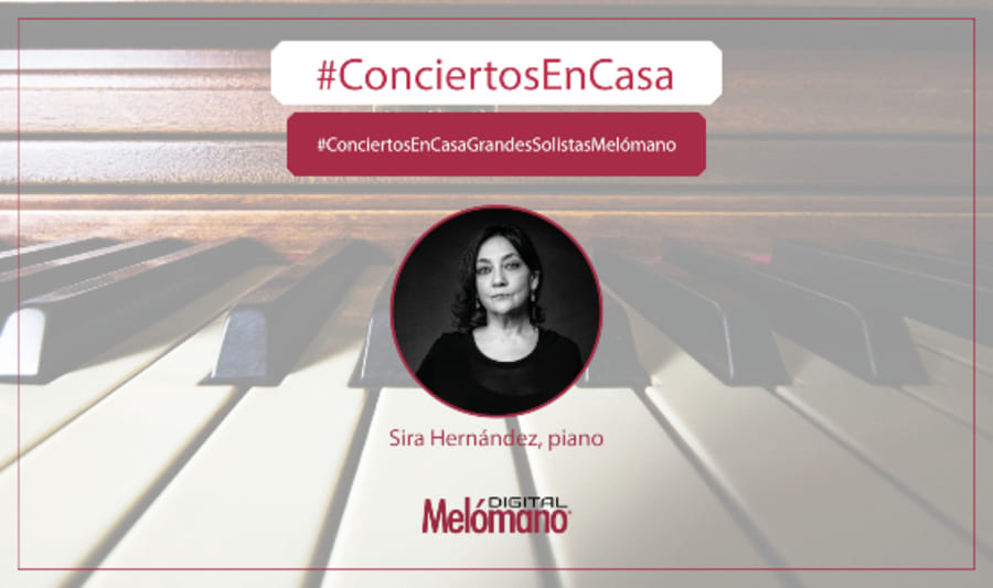 ConciertosEnCasa con la pianista Sira Hernandez