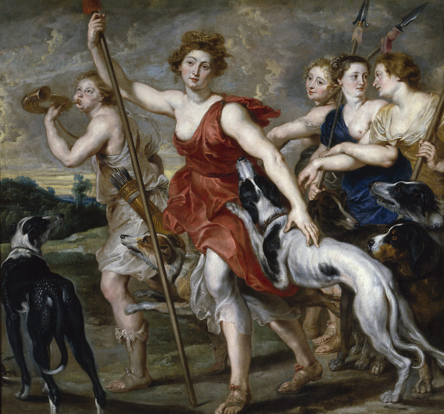 Diana cazadora, 1617-1620, Pedro Pablo Rubens © Museo Nacional del Prado