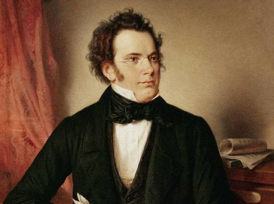 Franz Schubert, por Wilhelm August Rieder.
