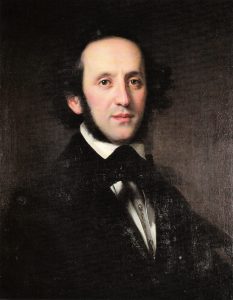 Felix Mendelssohn, por Eduard Magnus.