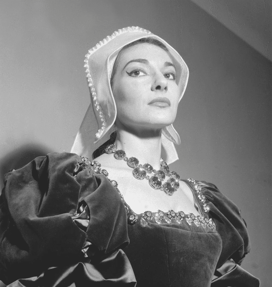 Maria Callas como Anna Bolena (1957) © Teatro alla Scala / Erio Piccagliani