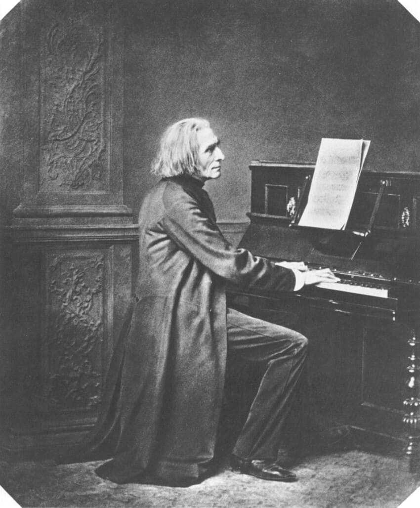 Franz Liszt por Franz Hanfstaengl (ca. 1869)