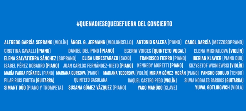 Concierto Solidario por el Día Europeo de la Música