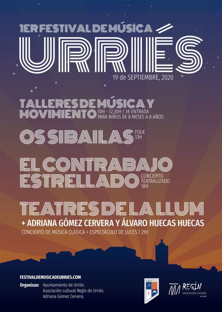 El 19 de septiembre tendrá lugar el Festival de Música de Urriés