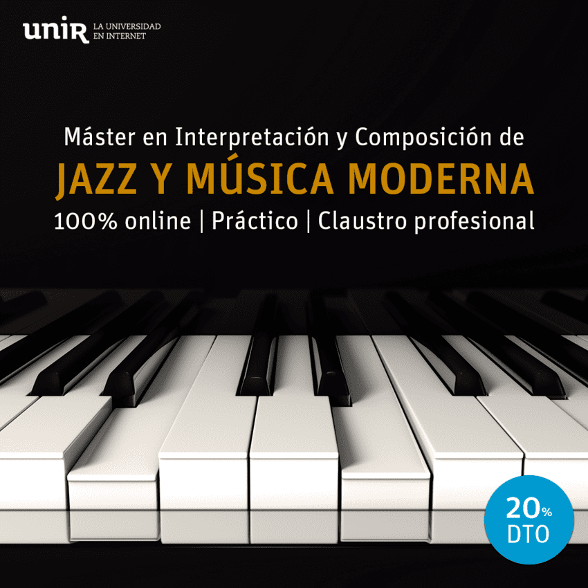 La UNIR presenta su Máster en Interpretación y Composición de Jazz y Música Moderna