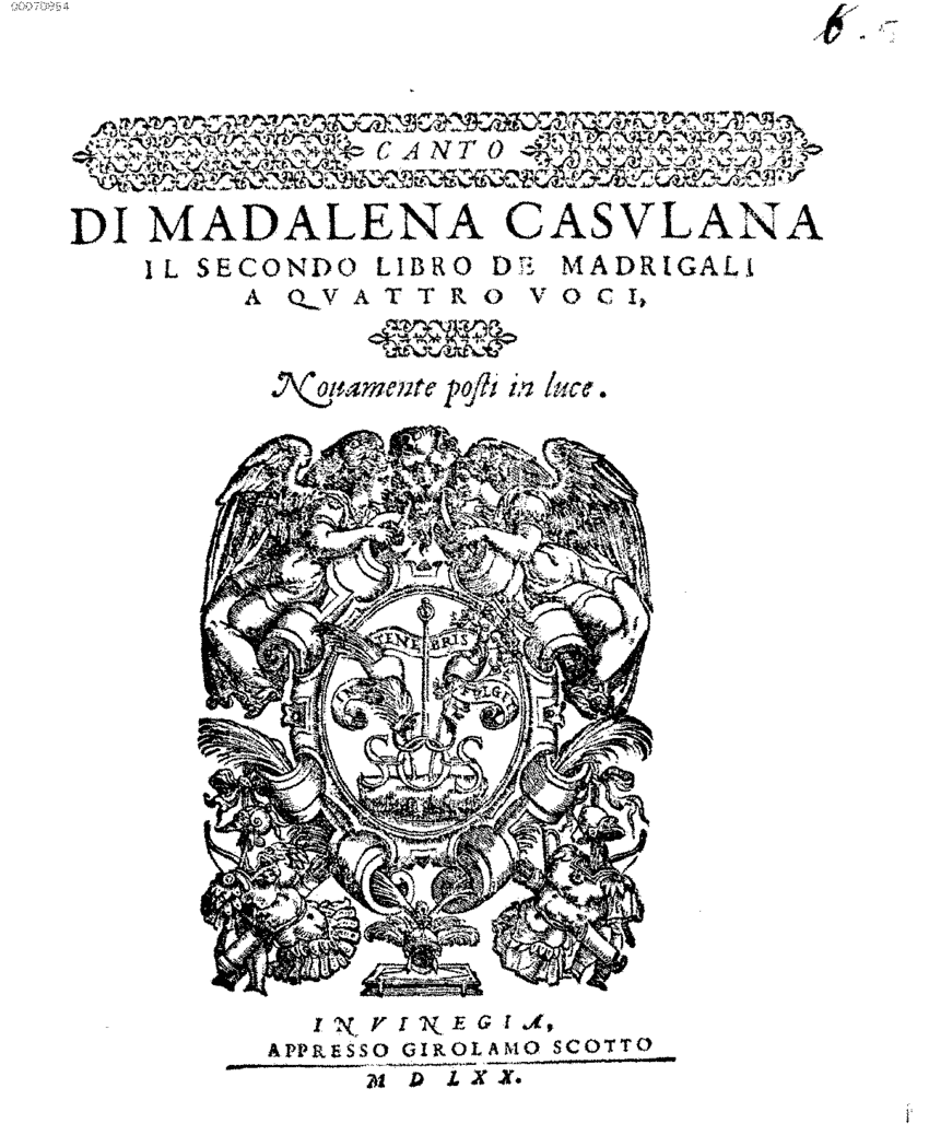 Di Maddalena Casulana