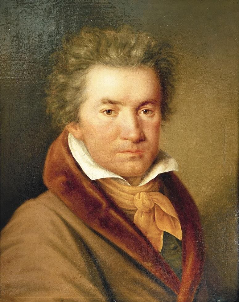 Ludwig van Beethoven en 1815, año en el que su hermano Kaspar muere y acoge a su sobrino Karl