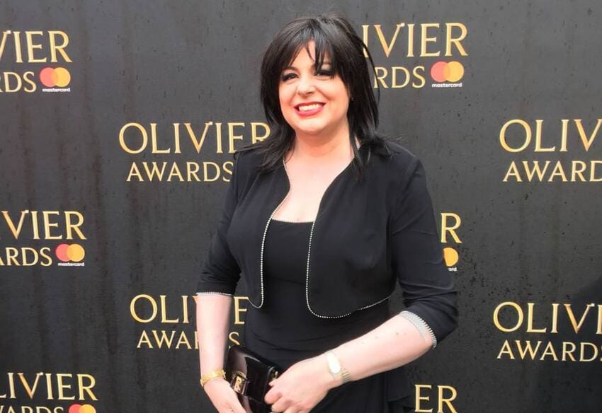 Daniela Barcellona recibiendo el prestigioso Olivier Awards 2018 en el Royal Albert Hall de Londres