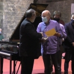 El pianista Rubén Lorenzo recibe la Medalla Albeniz en el pueblo natal del compositor