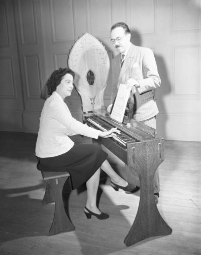 Yvonne Loriod con Olivier Messiaen