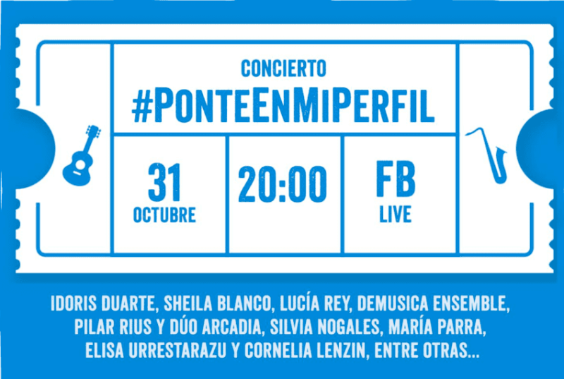 Concierto de Mujeres contra el Acoso Online #PonteEnMiPerfil