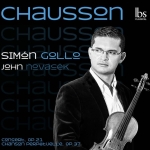 Chausson Simón Gollo, violín John Novacek, piano