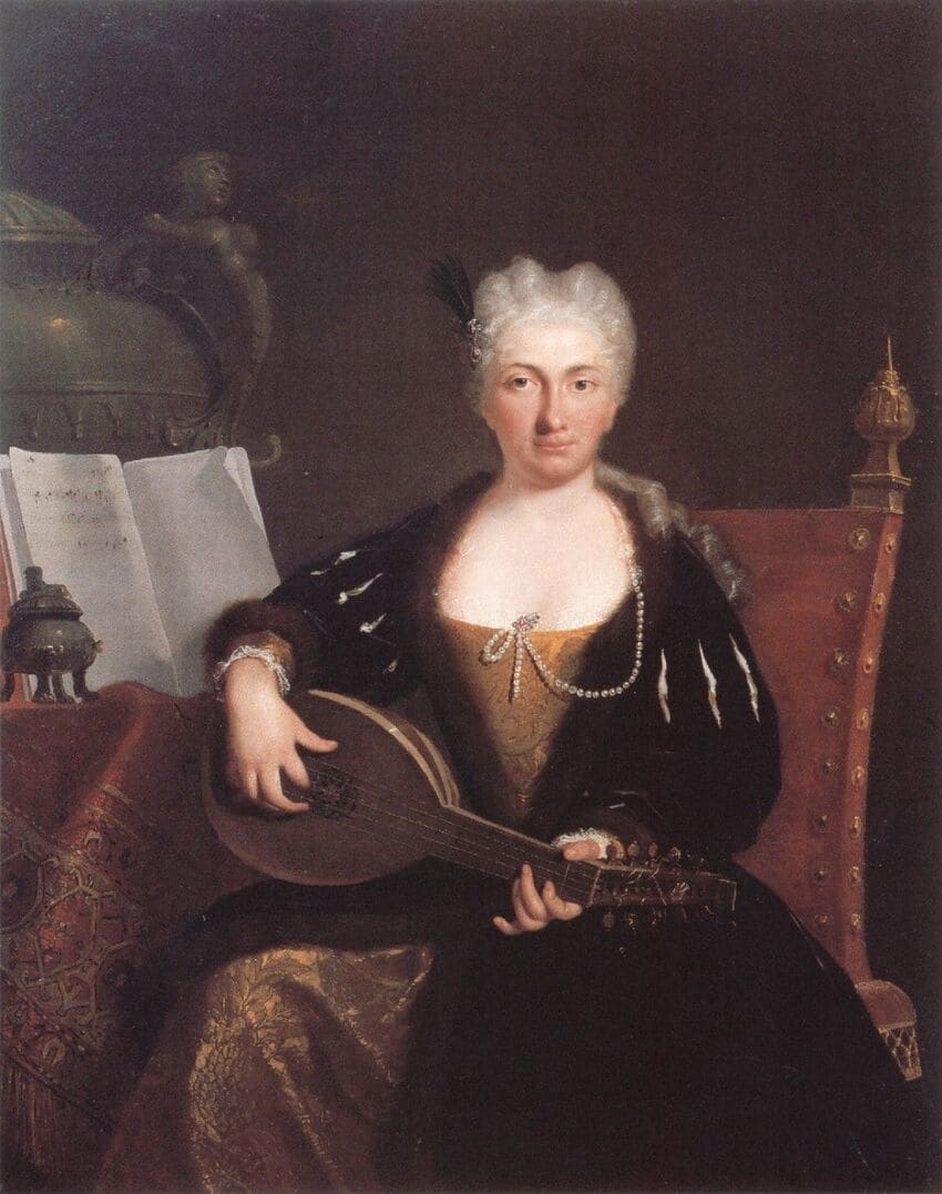 Faustina Bordoni por Bartolomeo Nazari