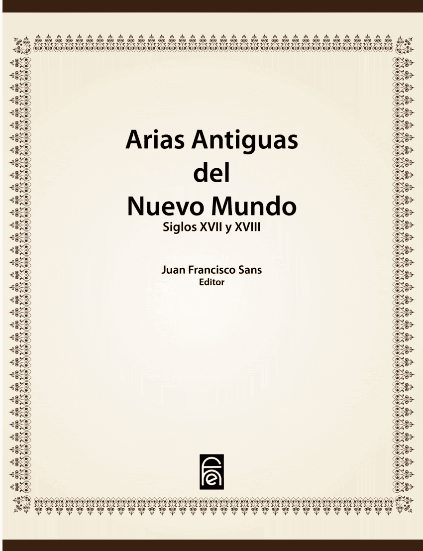 Arias Antiguas del Nuevo Mundo