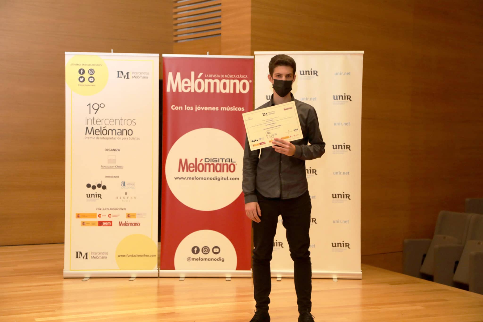 Diego Pajares Espiga, Primer Premio de Grado Profesional