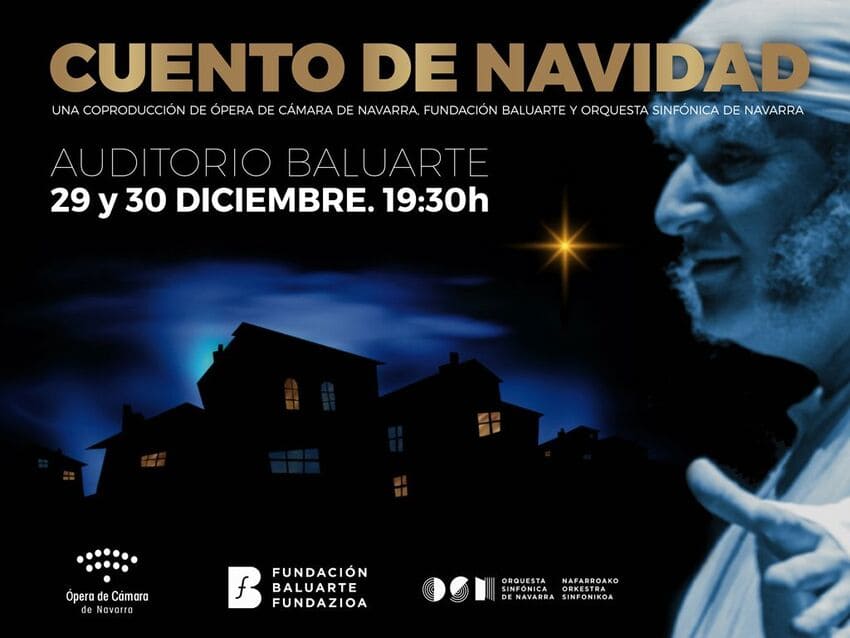 Ópera de Cámara de Navarra vuelve a los escenarios con 'Cuento de Navidad'