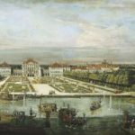 Palacio de Nymphenburg, Múnich, por Bernardo Bellotto (ca. 1761).
