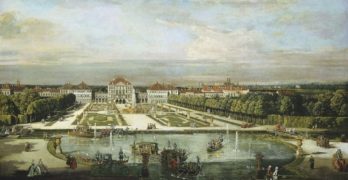 Palacio de Nymphenburg, Múnich, por Bernardo Bellotto (ca. 1761).