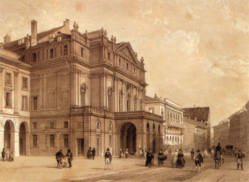 La Scala de Milán.