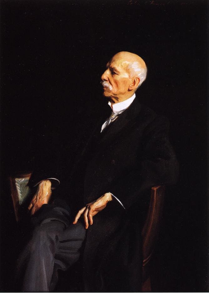 Manuel Patricio García a los 100 años, retrato de John Singer Sargent