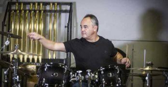 La batería de Javier Eguillor protagoniza un estreno mundial con una obra de David Mancini