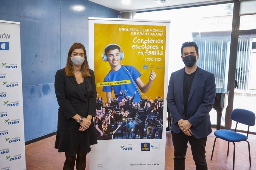 La OFGC y la Fundación DISA presentan sus Conciertos Escolares y en Familia