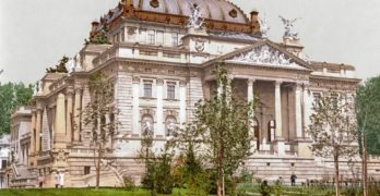 Hessisches Staatstheater (Wiesbaden) alrededor de 190
