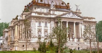 Hessisches Staatstheater (Wiesbaden) alrededor de 190