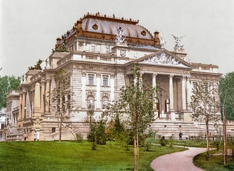 Hessisches Staatstheater (Wiesbaden) alrededor de 190