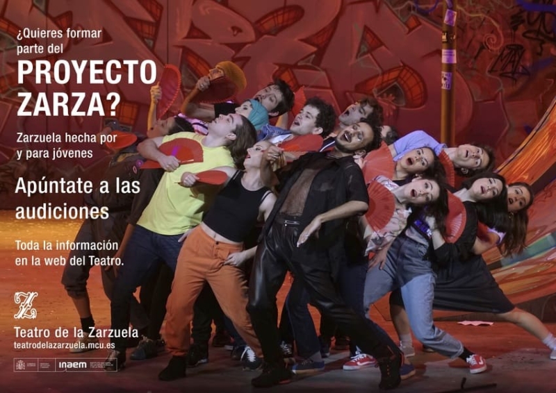 El Teatro de la Zarzuela abre la convocatoria para participar en el Proyecto Zarza 2022