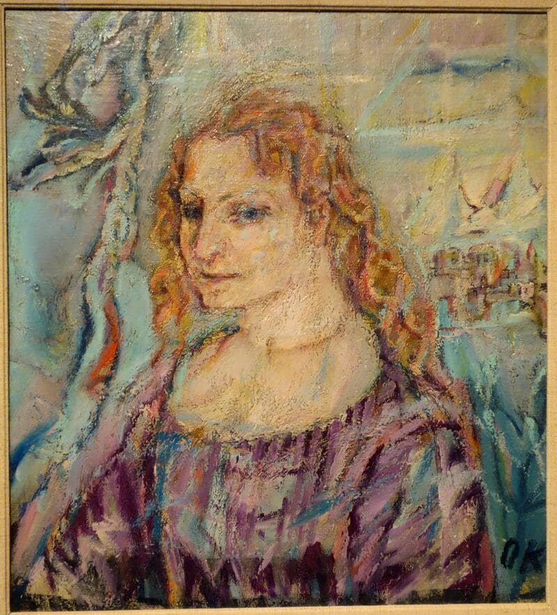 Retrato de Alma Mahler realizado por Oskar Kokoschka en 1912.