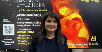 Julia Parra durante la presentación de 'Festiva'