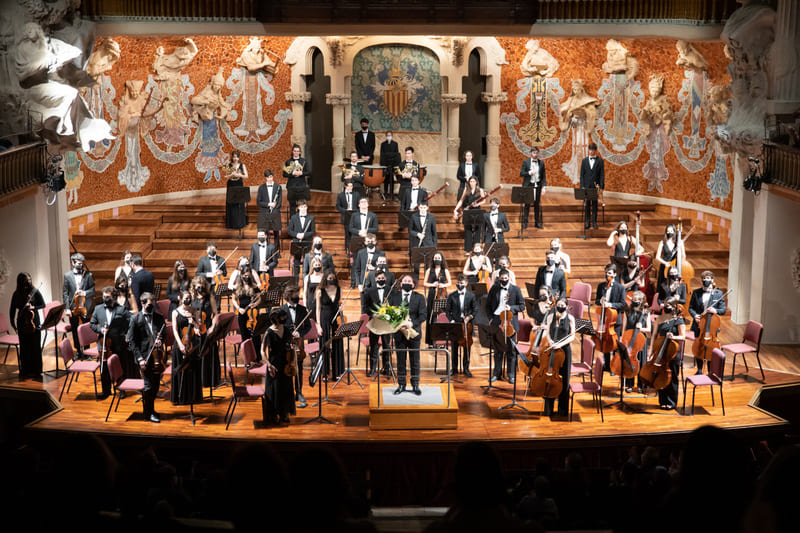 Concierto solidario de la JOSB en el Palau de la Música