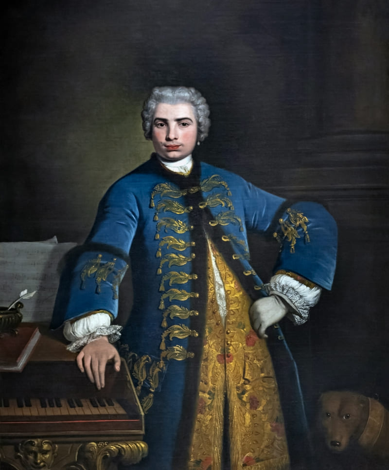 Retrato de Farinelli realizado por Bartolome Nazari (1734) © Royal College of Music London