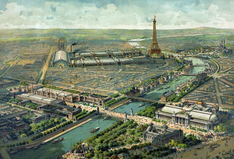 París en 1900 (vista de la Exposición Universal), por Lucien Baylac Faust et Hélène