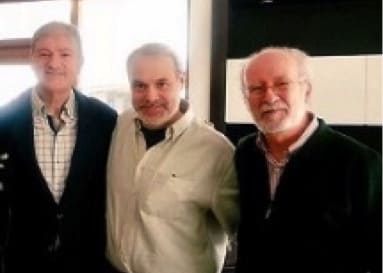 De derecha a izquierda: José Luis Turina, David del Puerto y Albert Nieto