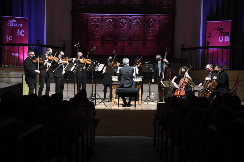 La Orquesta Barroca de Sevilla en la inauguración del FeMAUB 2021 © Jesús Delgado / FeMAUB