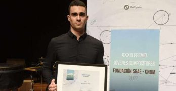 José Luis Valdivia Arias, ganador del Premio Fundación SGAE - CNDM