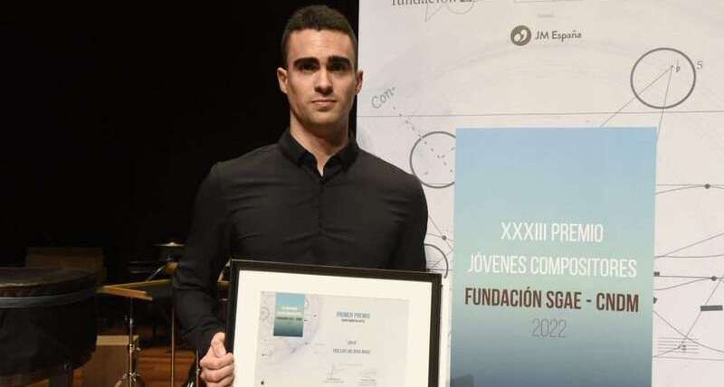 José Luis Valdivia Arias, ganador del Premio Fundación SGAE - CNDM