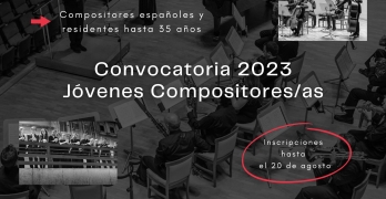 Cartel Jóvenes Compositores as 2023