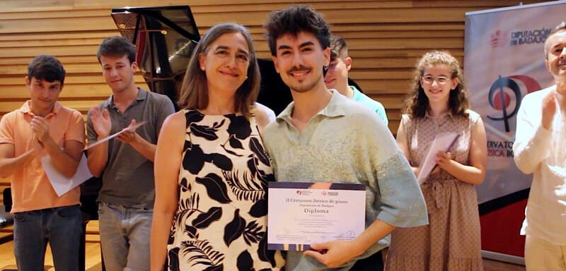 Juan Carlos Zafra, ganador del II Certamen Ibérico de Badajoz