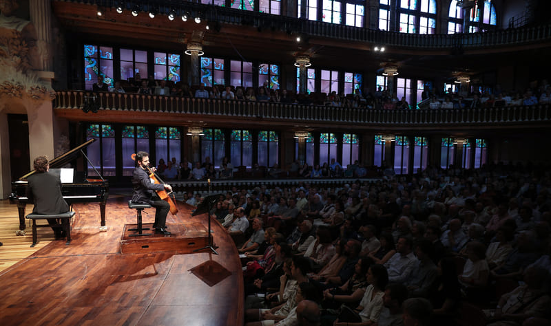 Diada Pau Casals en el Palau de la Música Catalana: Pablo Ferrández y Luis del Valle © Martí E. Berenguer