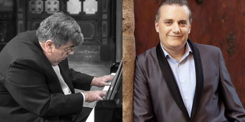 Los pianistas Vicenzo Balzani y Josu de Solaun