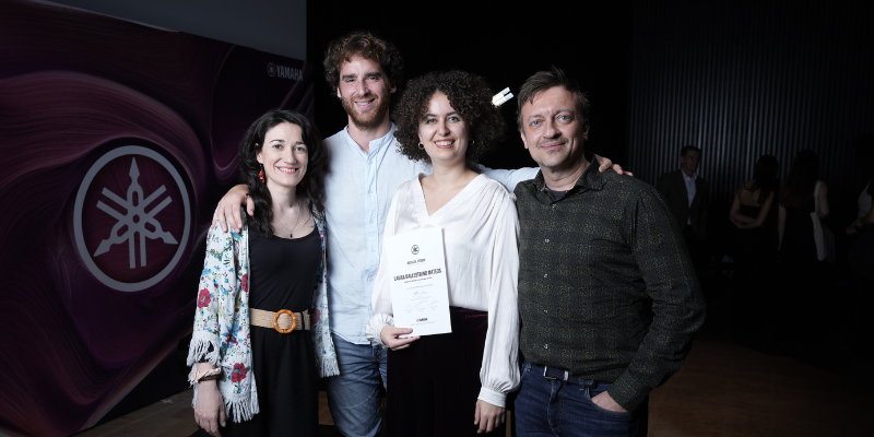 Laura Ballestrino junto a los miembros del jurado